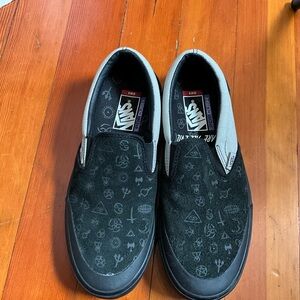 Vans x Cult Slip-On BMX Black and Gray Slip-On Sneakers M8.5/W10